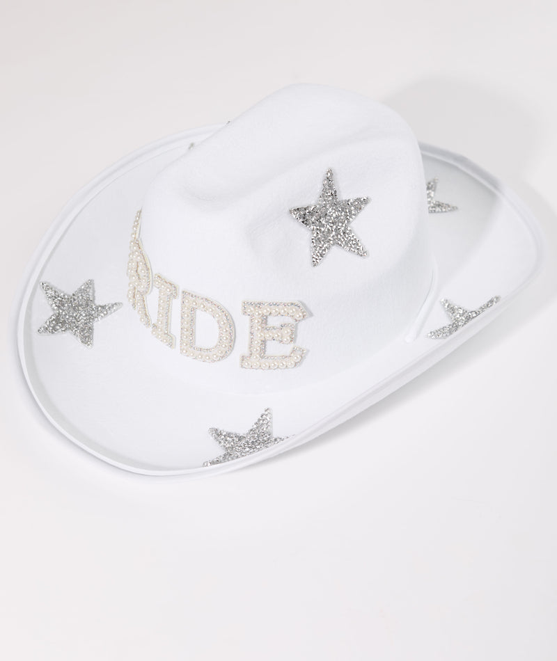 Pearl Bride Star Cowboy Hat