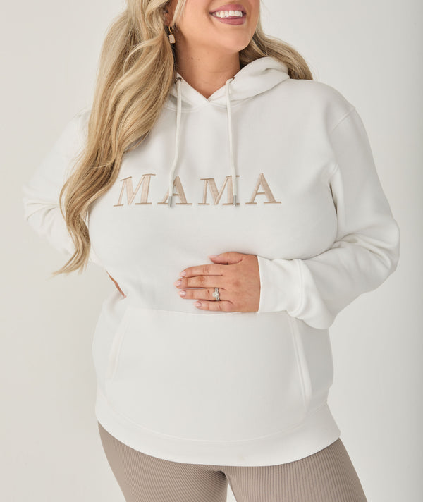 Mama Hoodie - White