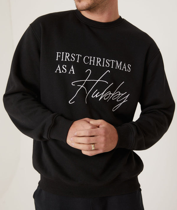 'First Christmas as a Hubby' Jumper