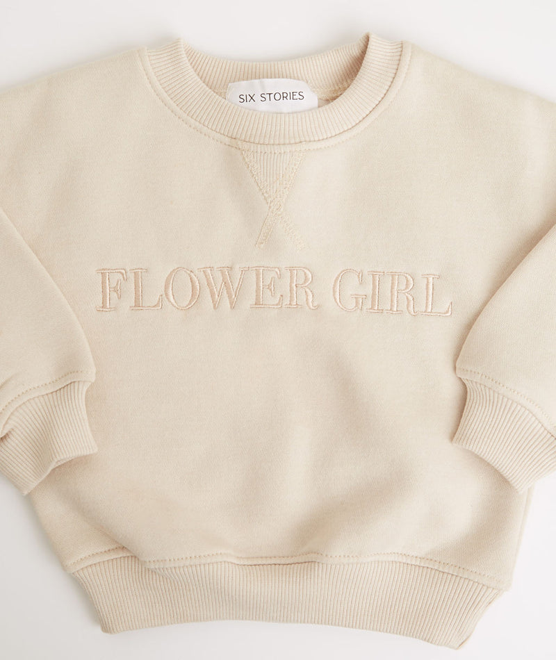 Flower Girl Sweatshirt and Leggings Set - Infant - Champagne