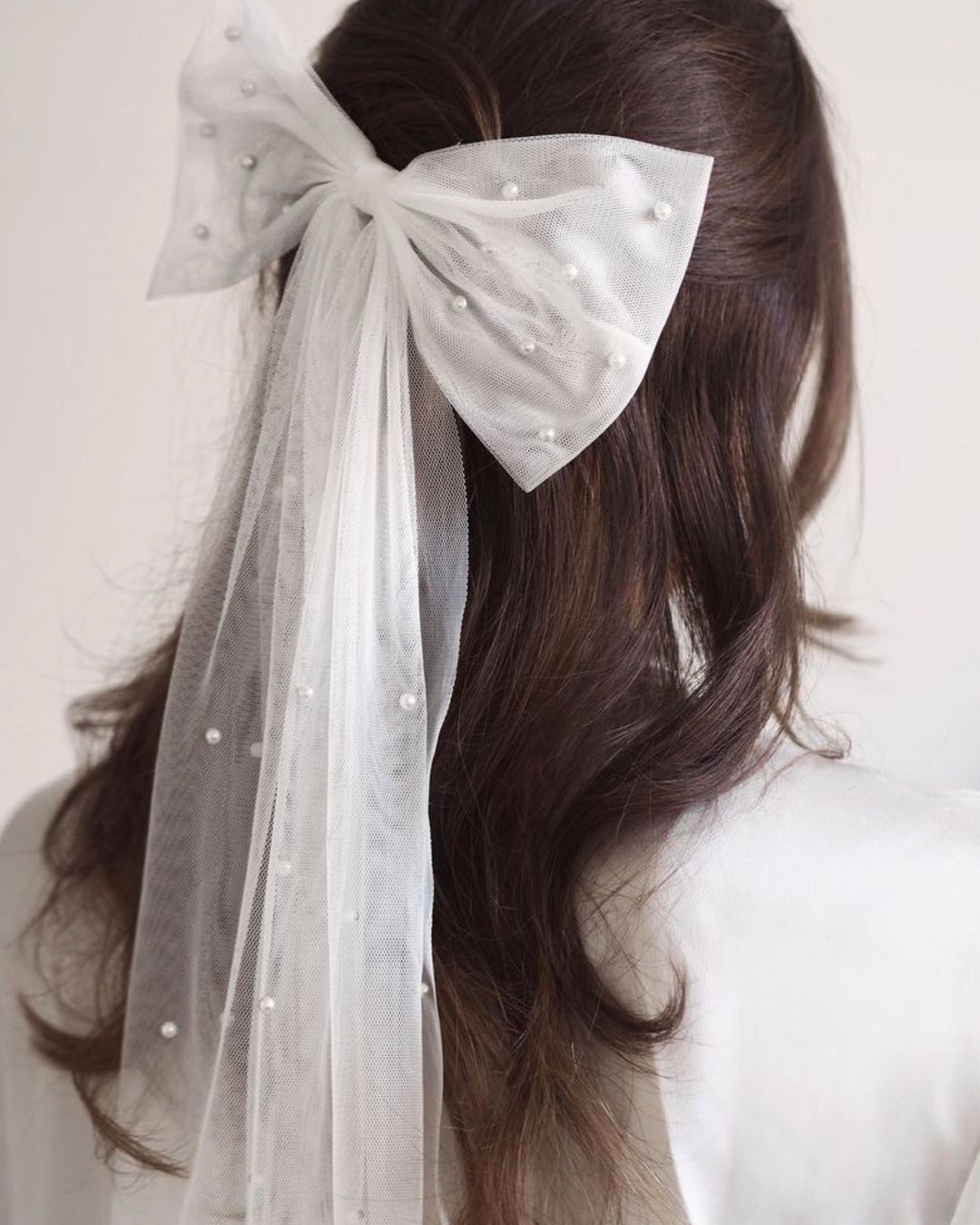 Six Stories Tulle Bow Hair Clip