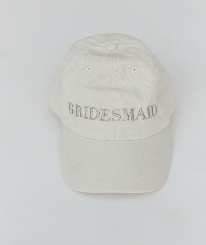 Bridesmaid Embroidered Baseball Cap - Champagne