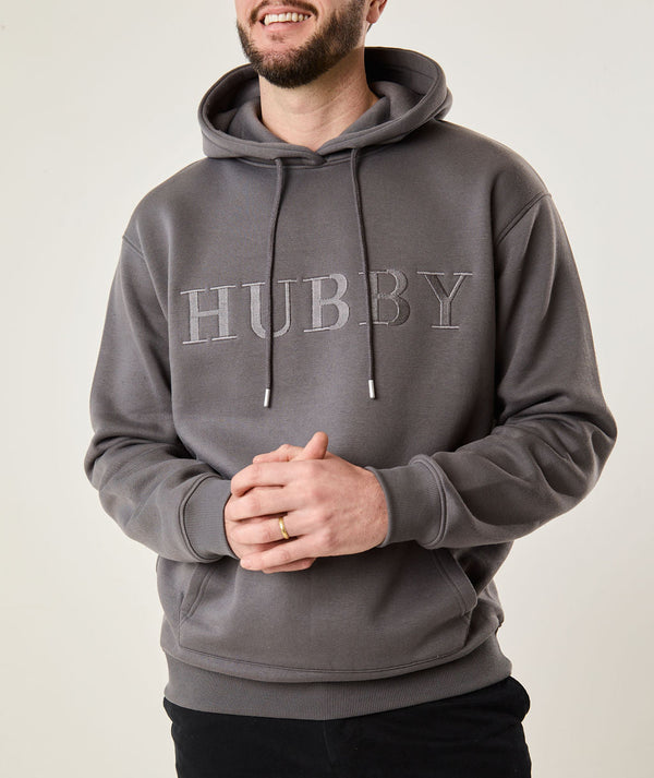 Hubby Hoodie - Charcoal