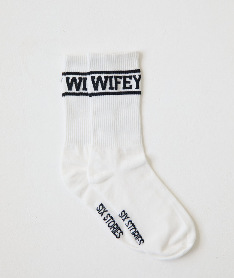 Wifey Socks - Black